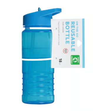 Jacent Reusable Bottle 18OZ Pack 2 Pack Blue