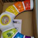 Baby Einstein Glow & Discover Light Bar Musical Toy, Activity Station, Sitting Up and Tummy Time Toy, Color and Animal Learning Toy, Infant Ages 3 Months+