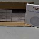 8 Packs 6 Inch LED Low Profile Recessed & Surface Mount Disk Light, Round, 15W, 900 Lumens, 5000K Daylight White, CRI80, Driverless Design, Dimmable, ETL Listed, White