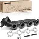 A-Premium Right Side Engine Exhaust Manifold Kit [8Cyl 5.4L] Fit for Ford & Lincoln - F-150, F-250, F-150 Heritage, F-250 F-350 Super Duty, Expedition, E-150, E-250, Navigator, W/Gasket & Studs & Nuts