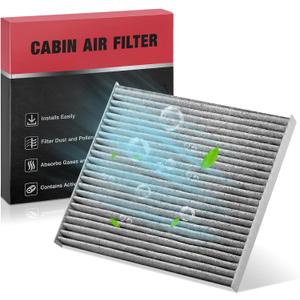 BDFHYK Cabin Air Filter w/Activated Carbon CF10133 Car Filter Compatible with Toyota 2002-2008 Corolla 1.8L l4, 2002 2003 2004 2005 2006 2007 2008 Matrix 1.8L l4