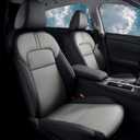 AOMSAZTO Seat Covers for Nissan Sentra: 2020 2021 2022 2023 2024 2025 S SV SR Custom Fit Full Set Leather Cushion Car Seats Cover Black&Gray