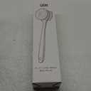 QBN Bath Brush Long Handle for Shower, 15.7" Back Shower Brush with Bristles and Loofah, Back Scrubber for Cleanse Back and Hard to Reach Areas with Curved Long Handle, Men and Women