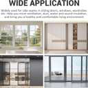 33 Ft Self-Adhesive Weather Stripping Seal for Doors and Windows, 0.35" Wide x 0.6" Thick, Gray - Soundproof, Windproof, Dustproof, Energy-Efficient Gap Filler for Sliding Windows and Door Frames