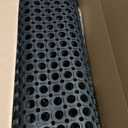 Anti Fatigue Outdoor Rubber Floor Mat 2 Pack Commercial Restaurant Kitchen Mats for Floors Non-Slip Bar Floor Mats Rubber Door mat Drainage Mats Utility Garage Use 36" x 60" Black