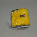 SlowTon Dog Raincoat, Adjustable Dog Rain Jacket Clear Hooded Double Layer, Waterproof Poncho with Reflective Strip Straps and Storage Pocket for Small Medium Large Dogs(M) (Yellow)