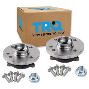 TRQ Front Left and Right Wheel Bearing and Hub Assembly Set 2 Piece | For 2007-2013 Mini Cooper 2014-2015 Cooper Coupe 2014-2015 Convertible