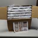 SNSLXH 5 Pack Stackable Closet Storage Basket, Multifunctional & Foldable Closet Organizer for Bathroom Kitchen Laundry Room Wardrobe Storage, Space-Saving Clothes Storage Drawer Organizer, White