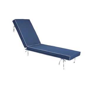 Outdoor Daybed Cushion Cover Twin,Daybed Mattress Bolster Pillow Fitted Sheet Cover,Twin Size Outdoor Daybed Cushion CoverCover ONLY Size 6" D x 75" W x 39" H, Dark Blue with White Trim (Blue + white border, 72'' L x 21'' W x 4" T)