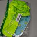 Dog Raincoat Reversible, Single Side Slicker Poncho Adjustable Waterproof Dog Rain Jacket with Leash Hole/Reflective Stripe Hooded Snowproof Windproof Clothes , S (Neon Green)