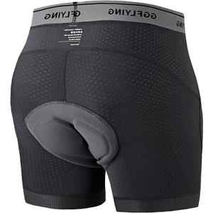 Bike Shorts for Men 6D Padded Cycling Underwear Mountain Biking Riding Bicycle Liner with Anti-Slip Leg (3X-Large, Premium Edition - Black)