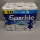 Sparkle Pick-A-Size Paper Towels, 24 Double Rolls (2,640 Sheets Total) - Strong 2-Ply Towels for Kitchen Cleanup and Everyday Messes