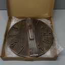 Wall Clock, Silent Clock, Wall Clocks Battery Operated 12 inch Modern Wall Clock, Suitable for Offices, Living Rooms, Kitchens, Homes, Schools (Brown)