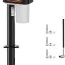 Electric Trailer Jack to 7500LBS,RV Electric Tongue Jack with Built-in Spirit Level for Travel Trailer, 10.24-33.46 Inch Extended,IP65 Waterproof Buttons,5.9 Inch Foot Pad