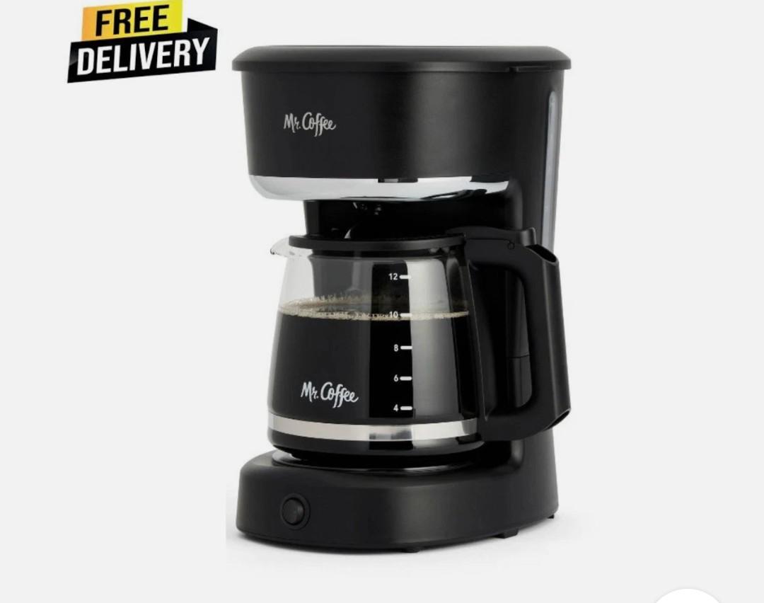 Mr.Coffee 12Cup Switch Coffee Maker Black 60oz Capacity Electric Drip Coffee Mac