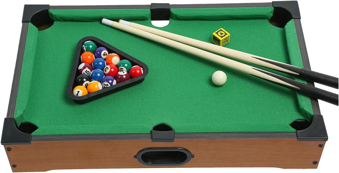 Mini Pool Table for Kids Small Billiards Game Table Top Pool Table Toy for Cat Gift for Kids Cat Pool Table Toy