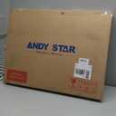 ANDY STAR Brushed Nickel Oval Wall Mirror, 20x28, Modern Bathroom Mirror, Sturdy Stainless Steel Frame, Clear Reflection, Anti-Corrosion Backboard