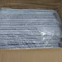 C&AHOME Wire Cube Storage, 16-Cube Organizer Metal Grids Storage, Storage Bins Shelving, Modular Bookshelf Shelves, DIY Closet Cabinet Ideal for Bedroom, Office 48.4L x 12.4W x 48.4H White