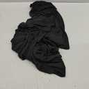 Table Covers for 6 Foot Tables, Black Washable and Wrinkle Resistant Stretch Tablecloths Rectangle 6ft for Events, Wedding, Banquets, Parties