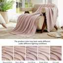 SOULFUL Muslin Throw Blanket with Tassels - Soft King Size Cotton Throw Blanket for Couch or Bed, Lightweight and Breathable Gauze for All Seasons, LightChampagne, 108" x 90"