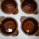 French Onion Soup Crocks, 4 Pack 16 Oz French Onion Soup Bowls Oven Safe, Large Ceramic Soup Bowl with Handles