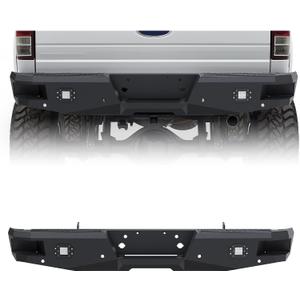 ECOTRIC Offroad Rear Bumper Compatible with 1999-2016 F250 F350 Super Duty