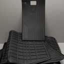 3W Tesla Model Y Rear Seat Back Mats 2020-2025(Not for Juniper), Seatback Protector All-Weather TPE Floor Liners, Accseeories 5-Seater