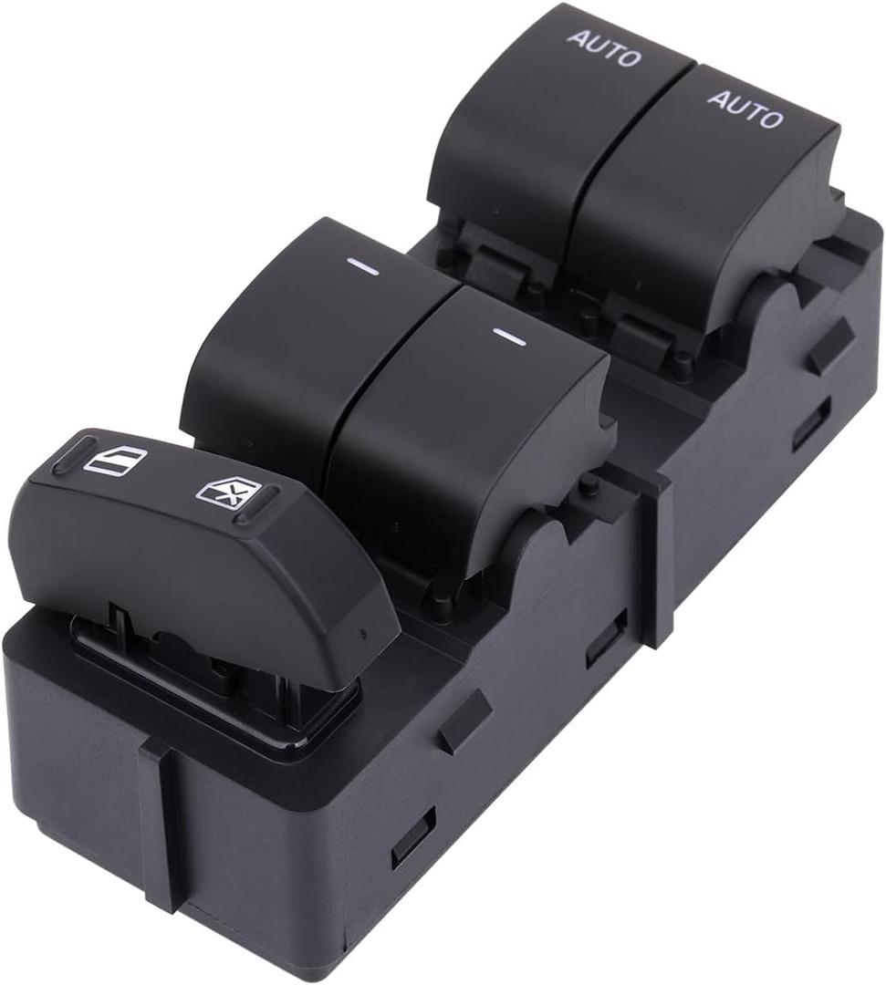 Master Power Window Switch Control Button Front Left Driver Side Compatible with 2011-2014 Ford F-150 Replacement OEM BL3Z14529BA 901229 DWS1584, 2 AUTO, 4+7 Pins