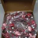 5Ft Valentines Day Heart Berry Garland - Artifical Red & Pink Multi-Purpose Heart Garland for Mantel, Table, or Wreath Decor - Romantic Valentine's Day Decorations Indoor