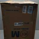 Boss Office Products Traditional Caressoft Vinyl Guest Chair with Mahogany Finish Wood Base, Black