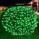 Dirnun Led Christmas Net Lights Green Outdoor Christmas Lights 160LED 5ftx7ft, Waterproof Outdoor Indoor Fairy Mesh Net Light for Xmas Party, Yard, Patio, Trees, Shrubs, Bushes Decorations