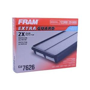 FRAM Extra Guard CA7626 Replacement Engine Air Filter for Select Mazda Models, Provides Up to 12 Months or 12,000 Miles Filter Protection