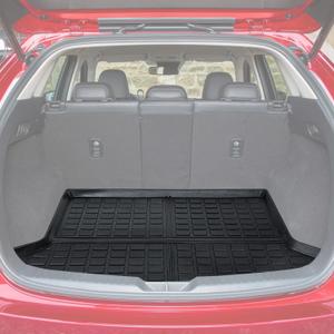 Trunk Cargo Liner Mat Tray for Mazda CX-5 CX5 2017 2018 2019 2020 2021 2022 2023 2024 2025 Rear Trunk Carpet Interior Accessories Waterproof Custom Fit All Weather Odorless TPE (Black)