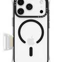 ORNARTO Air Case for iPhone 17 Pro Max Clear | Military-Grade Drop Protection | Camera Control Button | Compatible with MagSafe | Built-in Air Phone Cover - Black