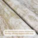 Runners for Hallways Non-Slip 2x10 Long Runner Rugs Washable Abstract Tear and Stain Resistance No Pile Lightweight Modern Rug Runners for Entryway, Kitchen, Walkway, Beige/Yellow