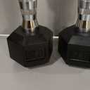 Hex Dumbbell Set, 2.5-65 lb Rubber Encased Exercise & Fitness Dumbbells, Weights Dumbbells Set of 2, Hand Weight for Strength Training