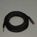 Monoprice 104773 35-Feet Premier Series XLR Female to 1/4-Inch TRS Male 16AWG Cable Black