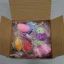 30 Pack Squishy Toys, Random Kawaii Party Favors for Kids 3-5, 4-8, 8-12, Treasure Box Toys for Classroom Prizes, Mini Birthday Gifts Goodie Bag Stuffers Bulk Fidget Squeeze Toy