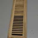 Homewell Red Oak Wood Floor Register, Drop in Vent with Damper, 4x10 Inch, Unfinished