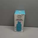 Swigina [2-IN-1 LID] 64 oz Insulated Water Bottle with Silicone Boot (48hrs Cold/24hrs Hot) - DIY Stickers, Leakproof, BPA Free, Half Gallon (Cyan)