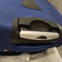 SWISSGEAR Sion Softside Expandable Spinner Luggage Durable Lightweight Travel Suitcase, Blue, Carry-On 21-Inch