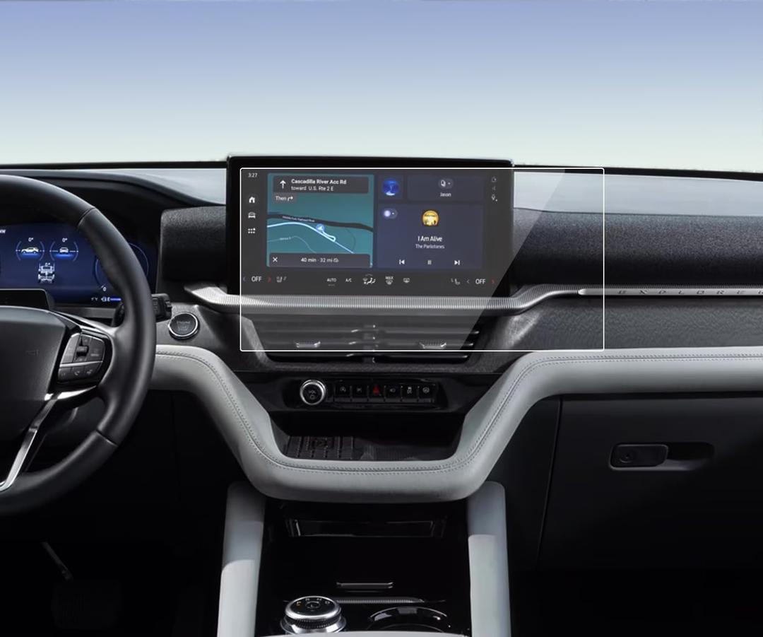 Updated 9H Tempered Glass Screen Protector For 2026 2025 Ford Explorer (Active/ST-Line/Platinum/ST) 13.2 Inch Touchscreen Accessories Anti-Scratch HD Ultra Clear