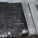 Sweetcrispy 47" Computer Desk with 6 Drawers, Home Office Gaming Desks with Storage Shelves for Bedroom, Writing Study Corner Living Room Work Table Rustic Brown