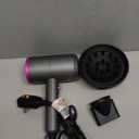 slopehill Professional Ionic Hair Dryer, Powerful 1800W Fast Drying Low Noise Blow Dryer Concentrator Nozzle 1 Diffuser Attachments for Home Salon Travel