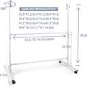 Whiteboard Stand Only,Whiteboard Mounting Brackets,Adjustable whiteboard Easel Only,Restaurant Stand Up White Board,Large Rolling White Board Stand Only, for Home and Office Student