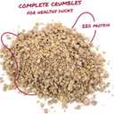 Manna Pro Duck Starter Grower Crumble | Non-Medicated Feed for Young Ducks | Supports Healthy Digestion | 25 Pounds (EXP 09/20/26)