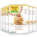 Simple Mills Organic Seed Crackers, Everything - Gluten Free, Vegan, Healthy Snacks, Paleo Friendly, 4.25 Ounce (Pack of 6) BBD:01-20-26