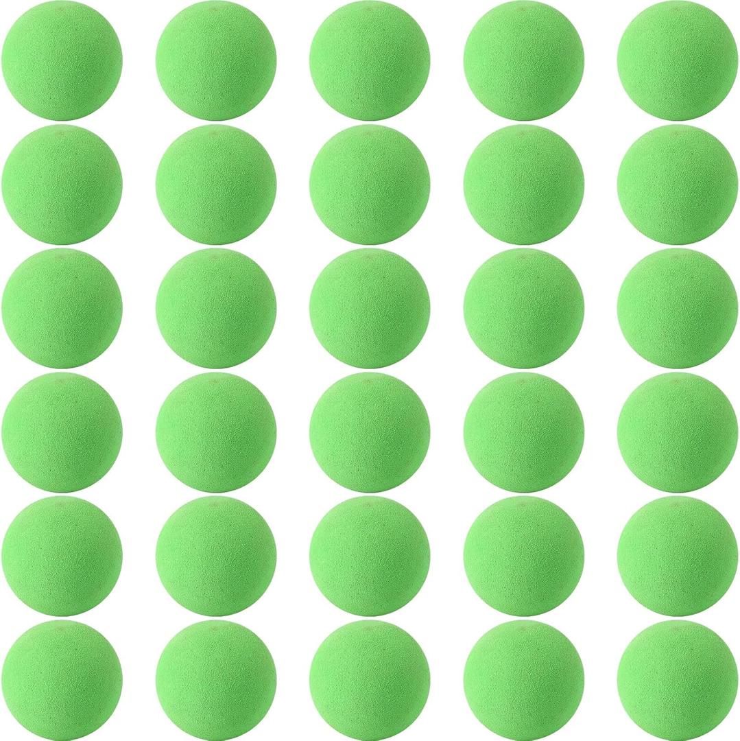 Mini Soft Foam Balls Assorted Play Balls Lightweight for Crafts, Birthday Party Favors and Gifts, 1.57"