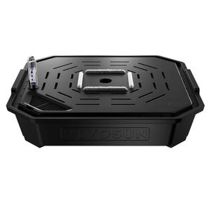 VIVOSUN 4-Pack FlexFeed Self-Watering Pots, Auto Irrigation Fabric Pot Base with Water Meter & Maintenance Window, for Use Indoors/Outdoors in Grow Tents, Greenhouses, Gardens, Was used