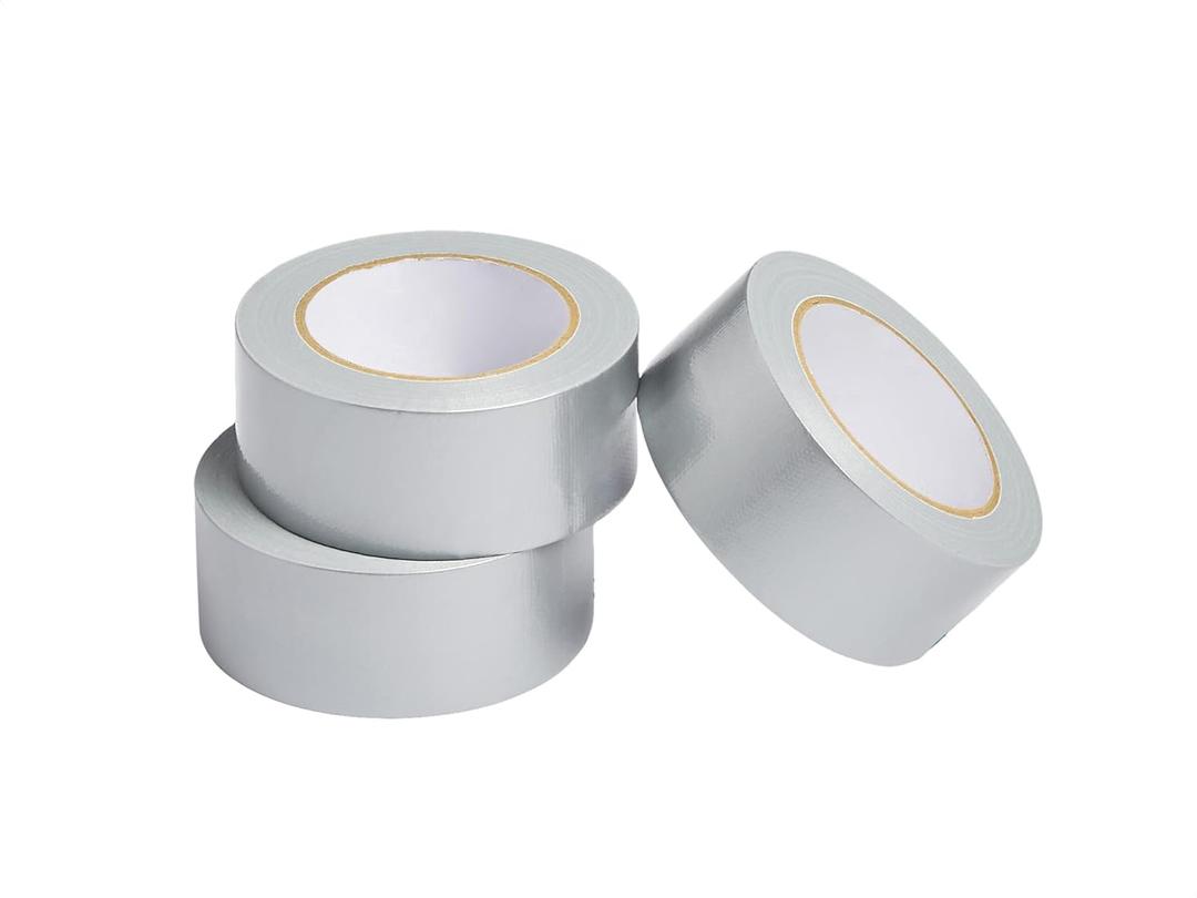 Amazon Basics Strong Adhesive Heavy-Duty Duct Tape for Sealing & Patching, Tear by Hand, 1.88" x 30-yard, Silver, 3-Pack (Previously AmazonCommercial)
